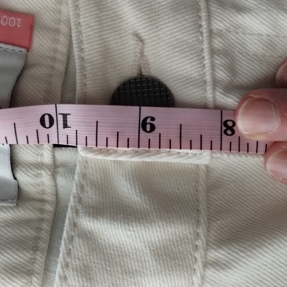 CAbi ivory white jeans style 6072 100% boyfriend size 6 cabi - Picture 9 of 12